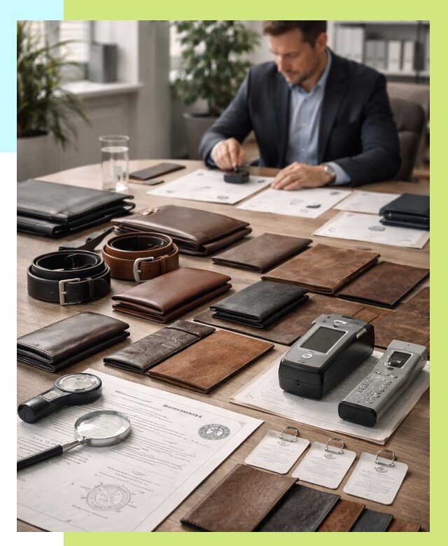 Сертификация кожаных изделий в Кулебаках от 12367 р. | Алешин-Клб