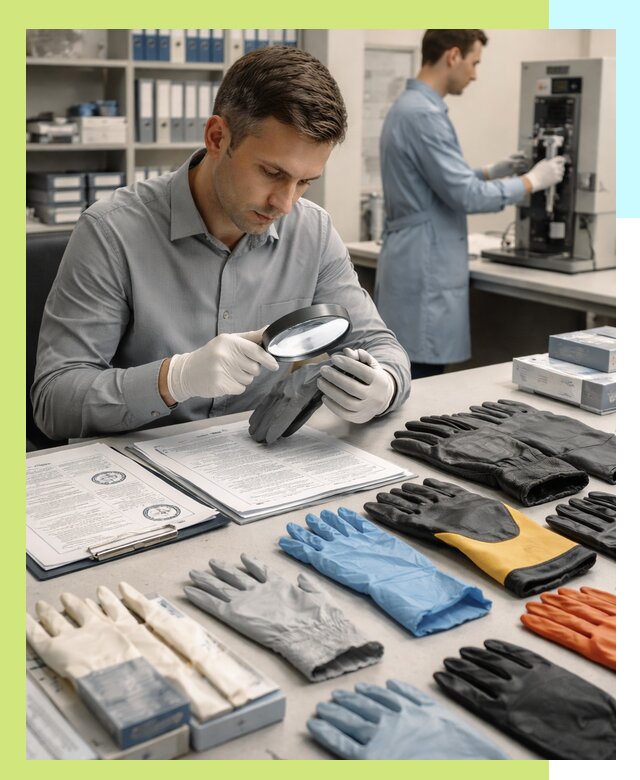 Сертификация перчаток и средств защиты продукции в Кулебаках