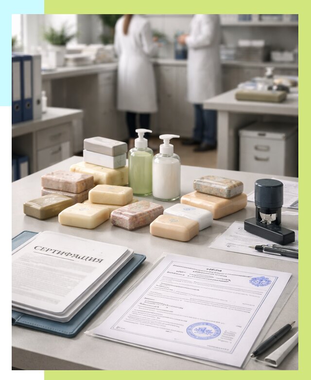 Сертификация мыла и сертификат на мыло в Кулебаках от 12367 | Алешин-Клб