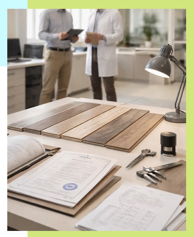 Сертификация ламината в Кулебаках от 18551 р. под ключ | Алешин-Клб