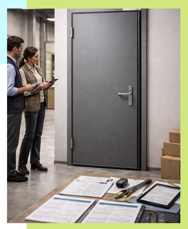 Сертификация противопожарных дверей в Кулебаках от 9275 р. | Алешин-Клб