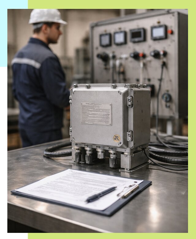 Сертификация взрывозащищенного оборудования в Кулебаках от 36071 р. | Алешин-Клб