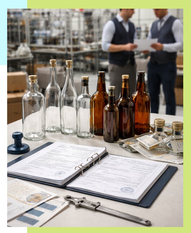 Сертификация стеклянных бутылок в Кулебаках от 25765 р. | Алешин-Клб
