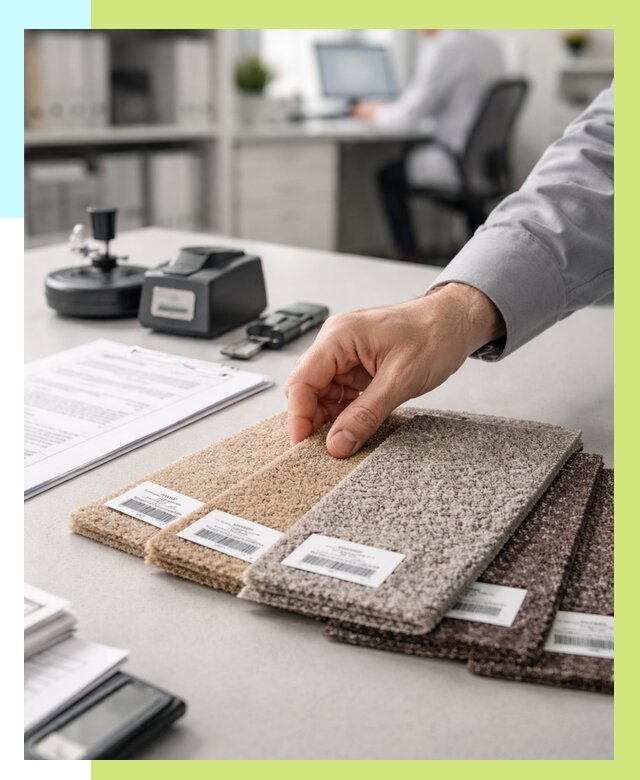 Сертификация ковролина в Кулебаках от 15459 р., Алешин-Клб