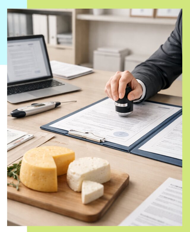 Сертификация сыров в Кулебаках от 15459 р | Сертификат на сыр Алешин-Клб