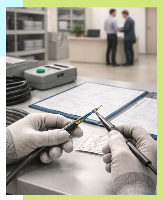 Сертификация провода в Кулебаках от 18551 р. в Алешин-Клб