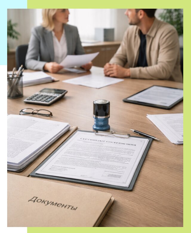 Сертификат соответствия на продукцию в Кулебаках от 15459 р.|Алешин-Клб