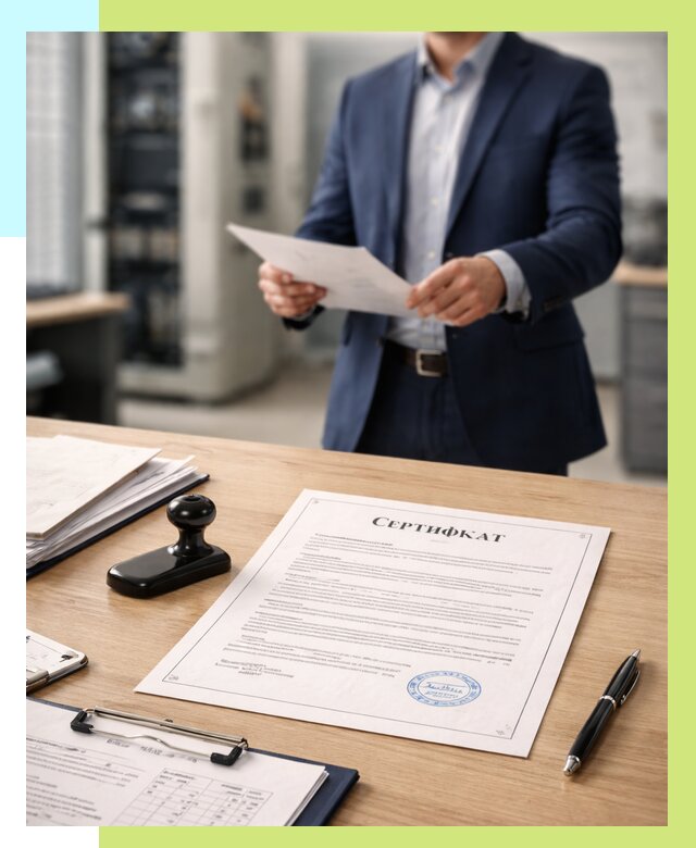 Сертификат на оборудование в Кулебаках от 15459 р. | Алешин-Клб