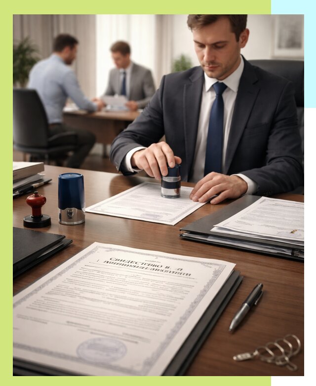 Оформление свидетельства о государственной регистрации в Кулебаках