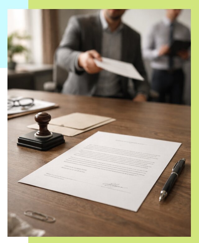 Отказное письмо по сертификации в Кулебаках от 3607 р. | Алешин-Клб