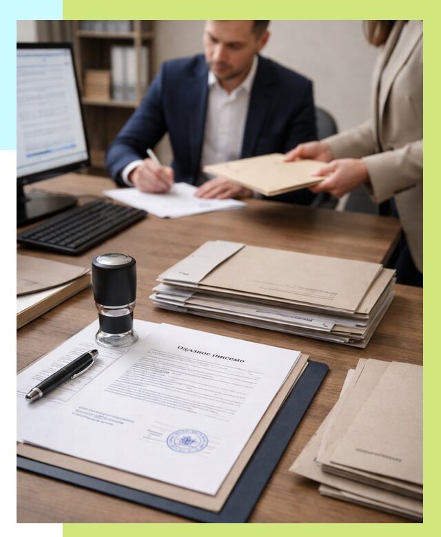 Отказное письмо для таможни в Кулебаках от 3092 р, Алешин-Клб