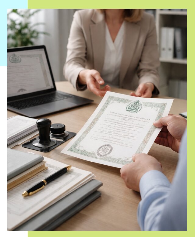 Халяль сертификат в Кулебаках, получить от 15459 р. | Алешин-Клб