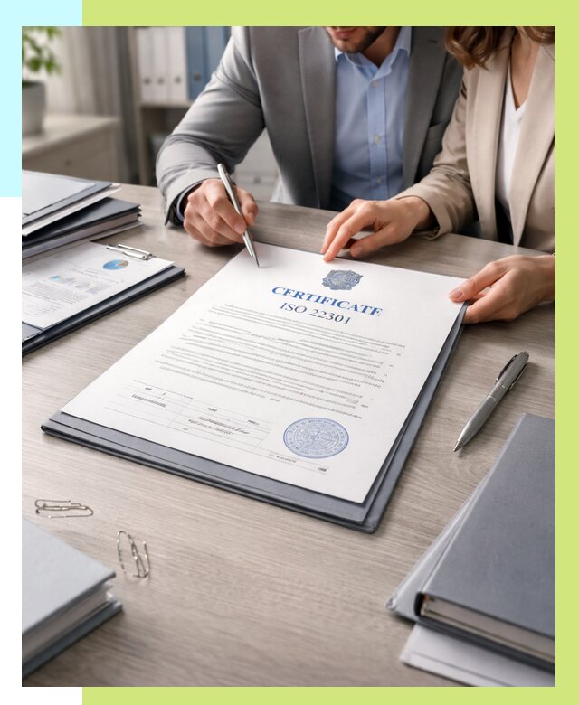 Сертификат ISO 22301 в Кулебаках от 46377 р. | Алешин-Клб срочно