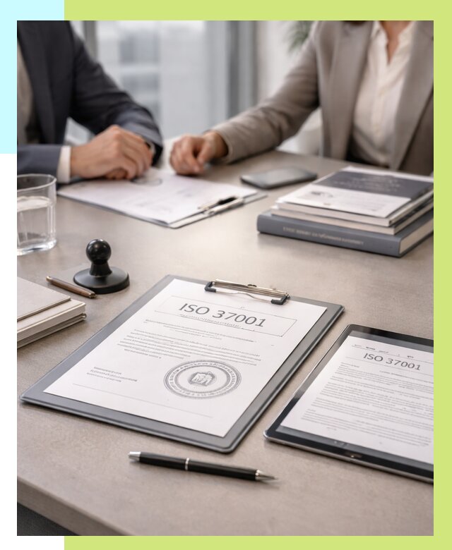 Сертификат ISO 37001 в Кулебаках оформить от 123672 р. Алешин-Клб